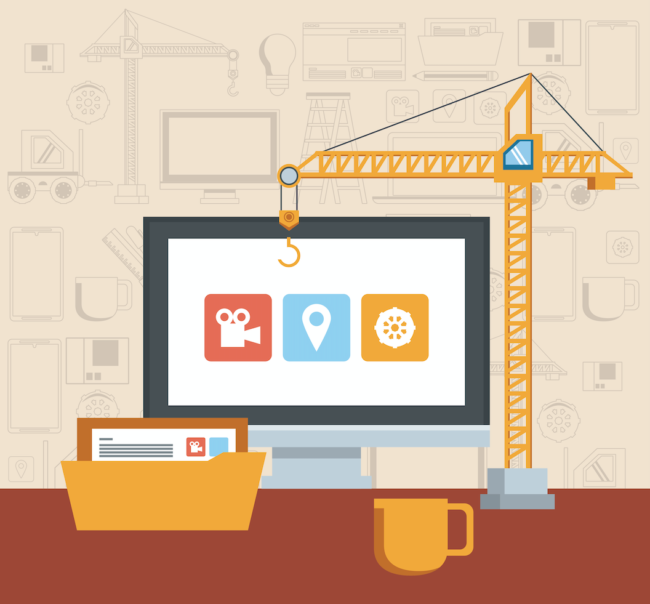 Proactive IT Support Image of a computer screen with maintenance going on